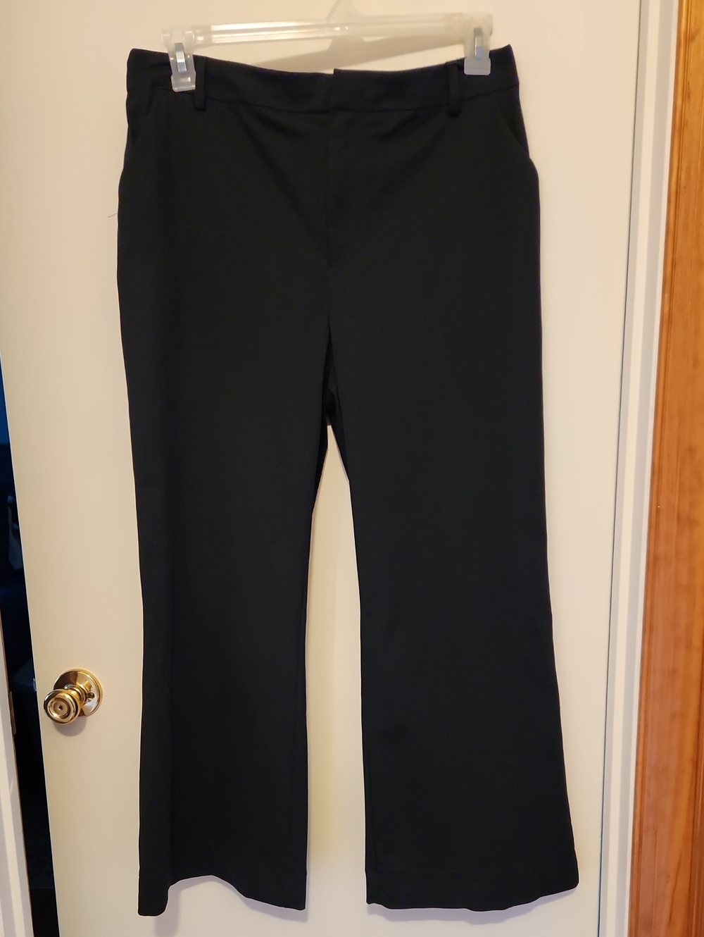 NWT Halara Black Women's Straight-Leg Pants Large Regular Comforter